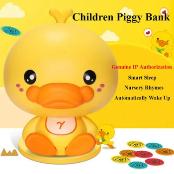 

Platypus Baby Cartoon Piggy Bank Children's Music Early Education Money Machine Boys And Girls Toys For Children Kids Gift