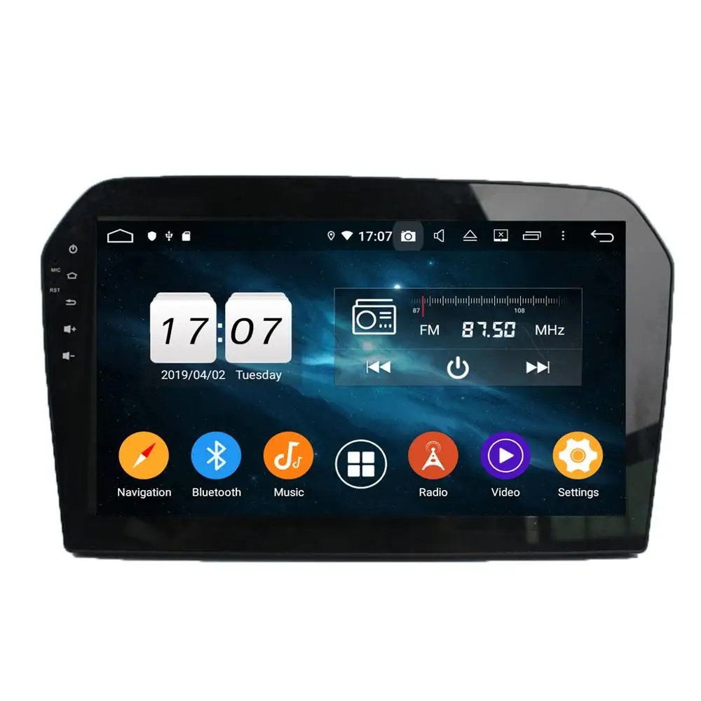 DSP Android 9 Автомобильный мультимедийный плеер gps автомобильный dvd плеер с навигацией плеер для VW Jetta для Volkswagen Jetta 2013+ магнитофон головное устройство
