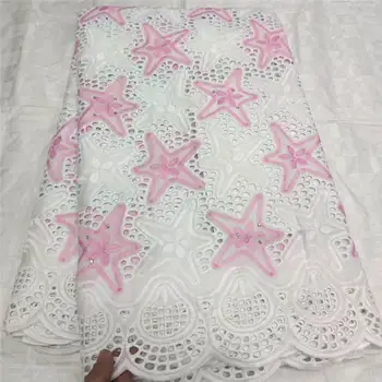 

Hot Selling 100% Cotton African Dry Lace Fabric Nigerian Lace Fabric 2019 High Quality Swiss Voile In Switzerland ! TL30912