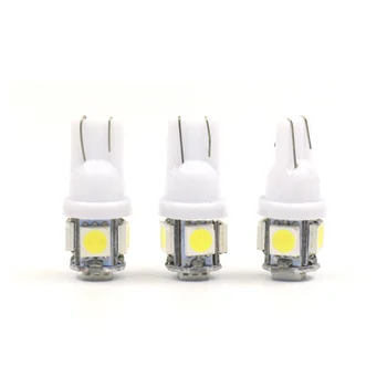 

3pcs Led car light W5W T10 5050 5SMD Clearance Lights 12V 1W Car Reading Lights License Plate Lights led bulbs Car Lamp
