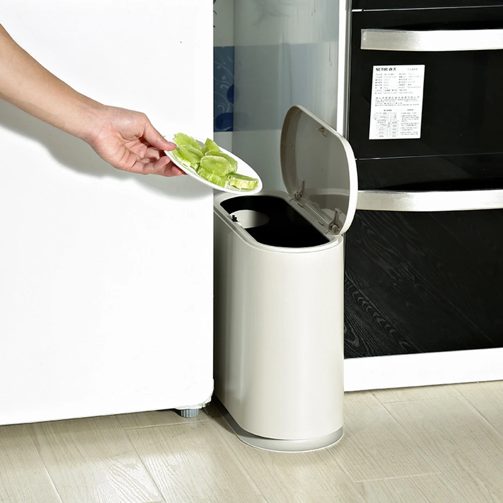 11Л пластиковый мусорный бак ванная комната мусорное ведро туалет мусорная корзина мусорное ведро держатель для мусорного мешка контейнер для хранения