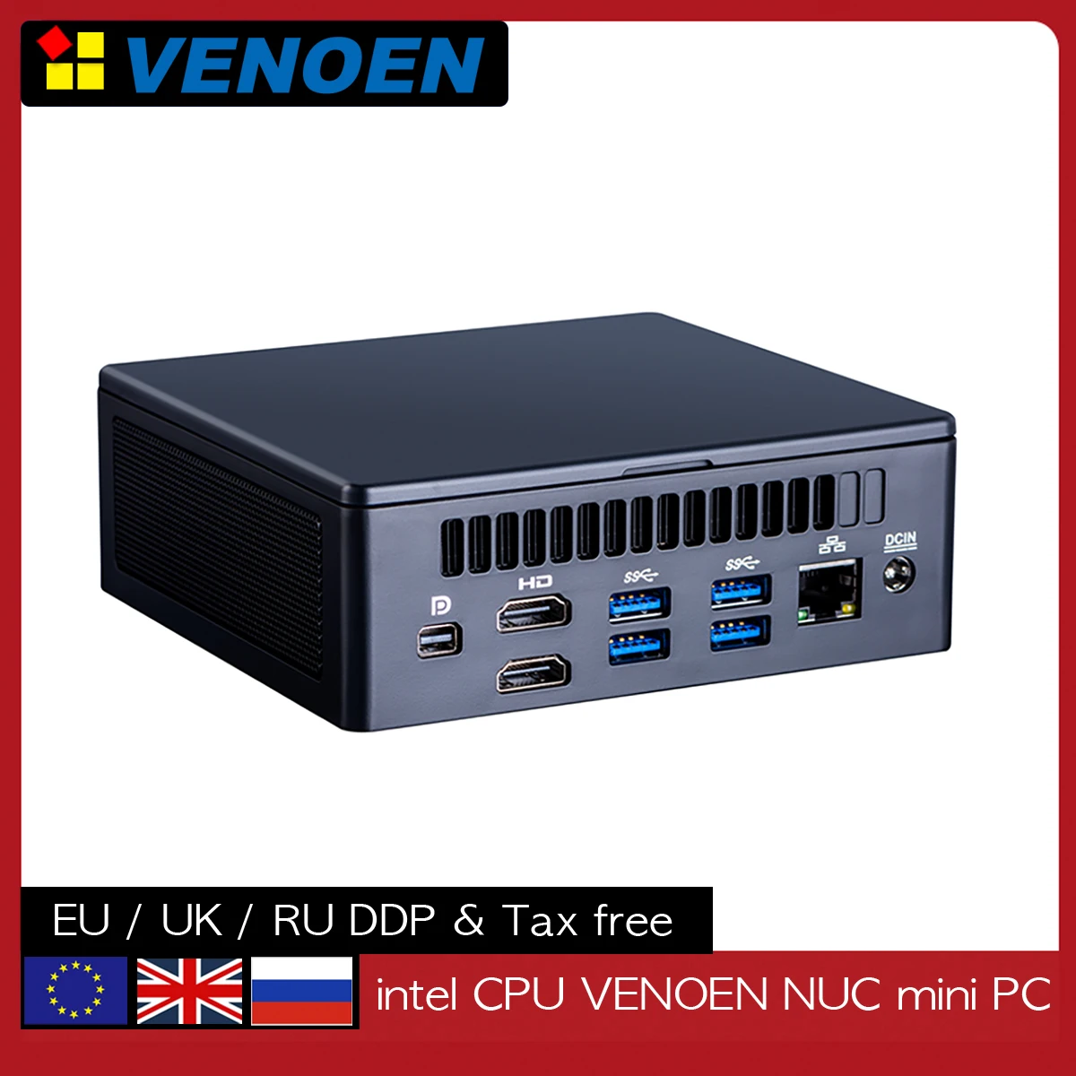 Mini PC Windows 11 or Linux Ubuntu, Intel Core I3 1115G4, Desktop Computer,  NBA04, AC WiFi BT, Type-C Thundbolt 4.0 USB 4.0, Mini DP 8K, 2 x HDMI, 4