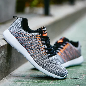 

2019 Hot Sneakers Men Running Shoes Breathable Casual Shoes Men Unisex Sneakers Walking Shoes zapatos hombre Big Size 38-46