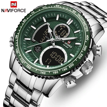 

NAVIFORCE Luxury Brand Watch Men Fashion Sport Quartz Watches Mens Stainless Steel Waterproof Luminous Wrist Watches Clock Reloj