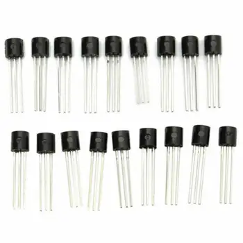 

170pcs 17-Value Triode Bipolar Transistor TO-92 NPN PNP Assortment Kit Set S9012 S9013 S9014 S9015 S9018 A1015 C1815