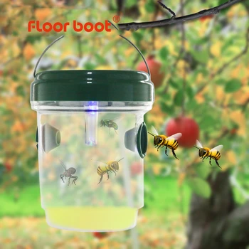 

FB Fly trap outdoor fruit fly/wasp trap capture solar powered led light orchard non-toxic waterproof insect killer wasp killer