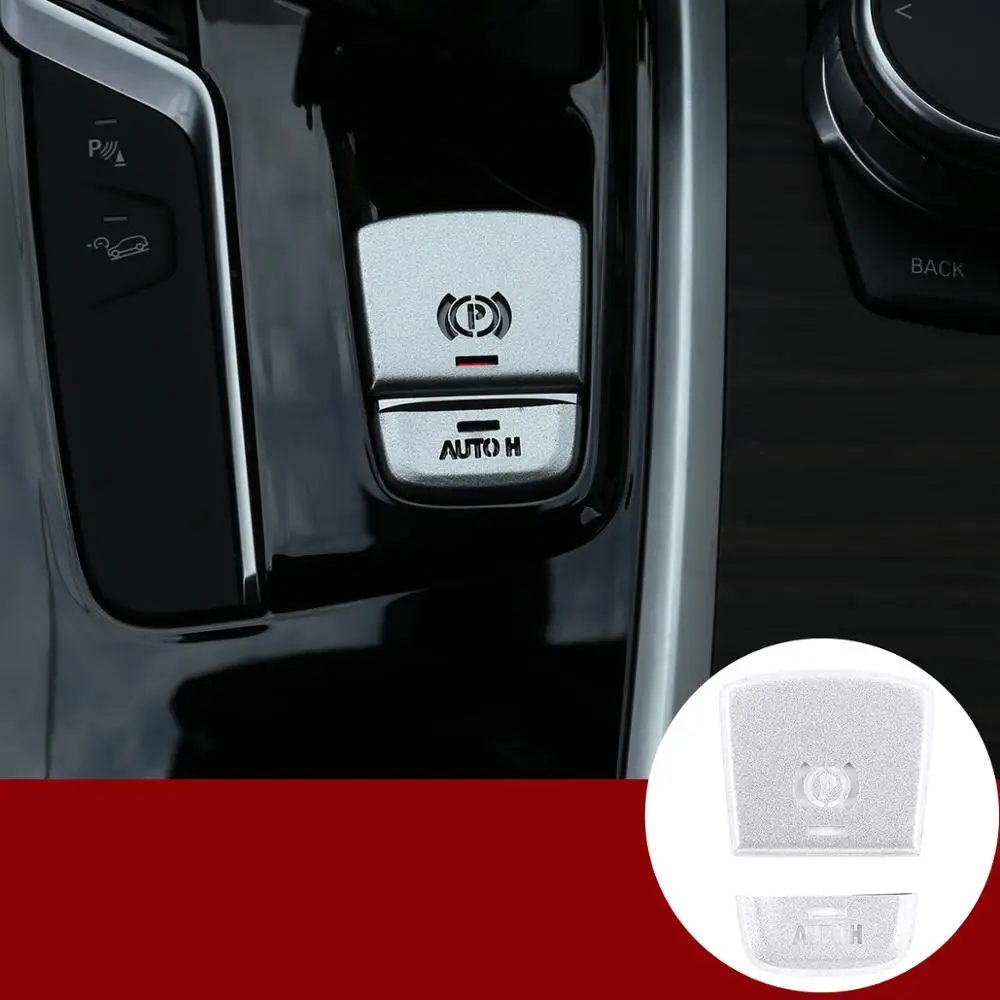 Aluminium Alloy Car Electronic Handbrake AUTO H Button Cover Switches For BMW 5 series G38 G30 2017-2020 G01X3 2018-2020 | Автомобили и