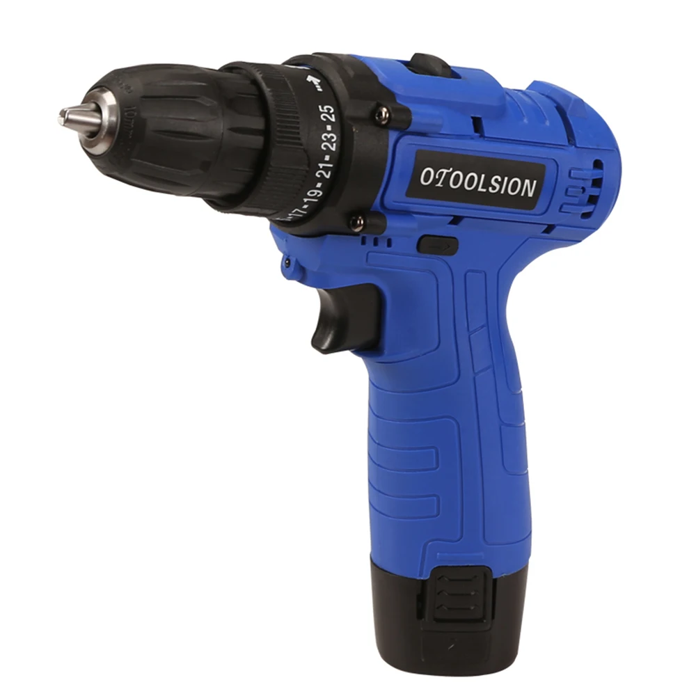 New 25+1 Torque 12V 2 Speed Electric Drill Cordless Drill Rechargeable Battery Screwdriver Drill Screwdriver Power Tool (8)
