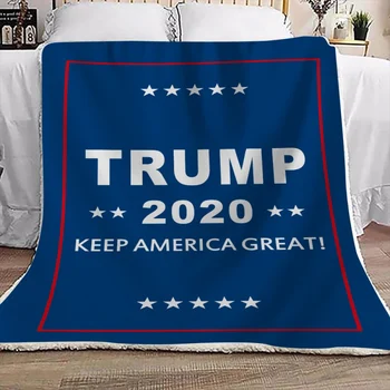 

Trump Printed Blanket Double-Sided Soft Plush Cozy Throws For Adults And Children Blanket 150 x 200cm