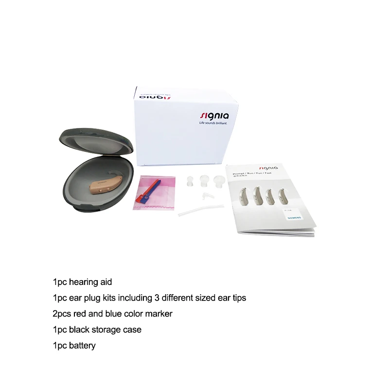 Слуховой аппарат Siemens RUN SP Signia обновленный смартфон с приложением Lotus Touching 12P/23P