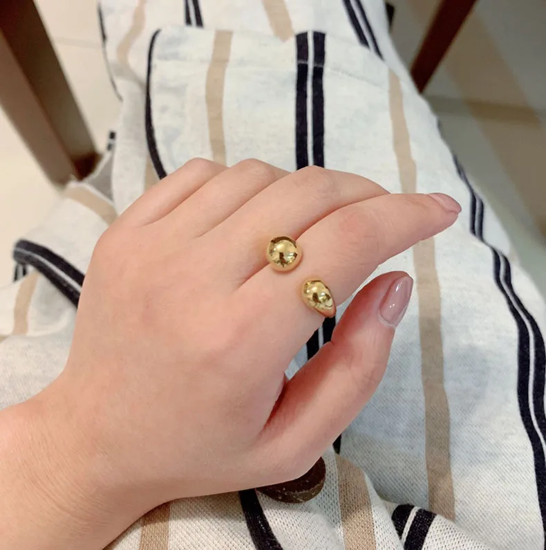 18K Gold Plated Adjustable Ring Image 4