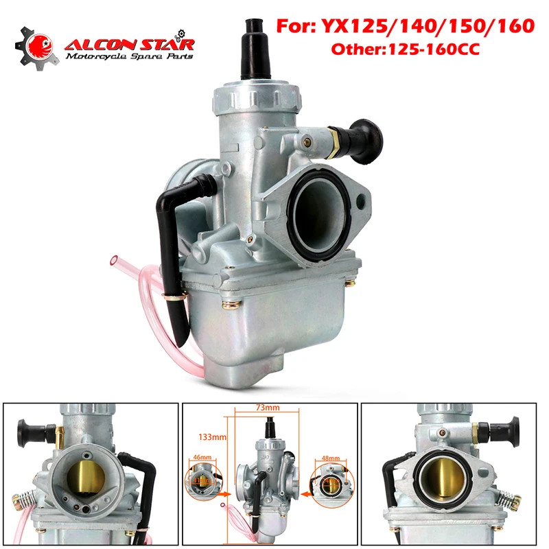 Alconstar Molkt Carburetor 26mm Pz26 Performance Carb For Yx Zs 125cc