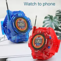 Montre talkie walkie en plastique, jouet électronique, jeu interactif intelligent, Blister Parent enfant J6U8 