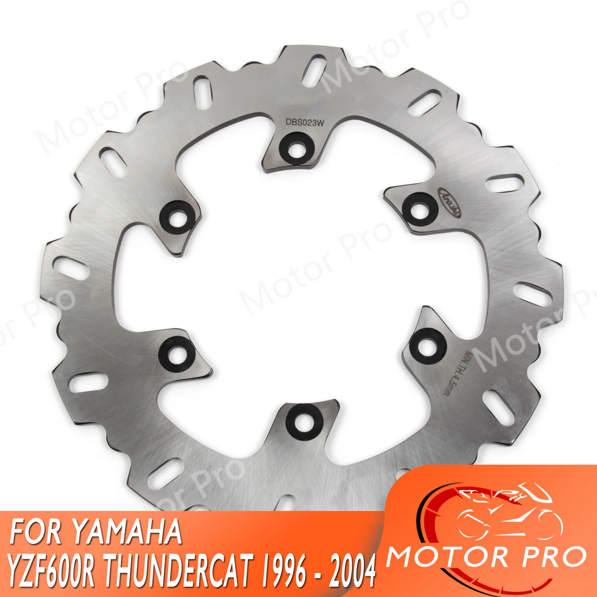 Задний тормозной диск для мотоцикла Yamaha YZF600R THUNDERCAT 1996 2004 ротора YZF 600R 1997 1998 1999 2000 2001