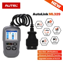 AUTEL MaxiLink ML329 OBD2 сканер автомобильный код считыватель код ошибки чтение OBD 2 сканер OBD II автоматический диагностический инструмент Автосканер PK ELM327