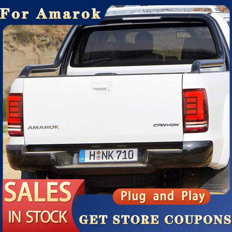 Per Vw Amarok Fanali Posteriori 2010-2020 Amarok Led Fanale Posteriore Led Drl Dinamo Segnale Luce Freno Lampada Sterzo