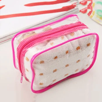 

Transparent PVC Zipper Cosmetic Bag Portable Waterproof Makeup Bag Travel Cosmetic Bag