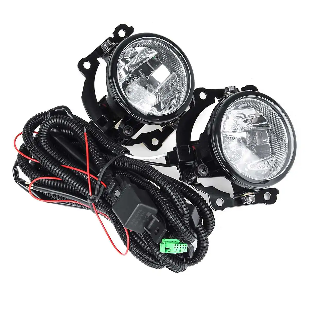 Pair Fog lamp For Mitsubishi Lancer 2016 2017 2018 2019 12V LED Daytime Running Light DRL Lamp Car Accessories Waterproof ABS | Автомобили