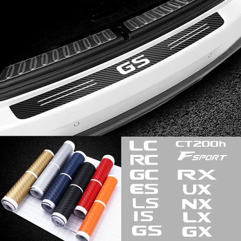 

Car Styling Rear Bumper Trunk Protector Sticker for Lexus CT200h F Sport ES LS IS GS LC RC GC RX UX NX LX GX Decor Accessories