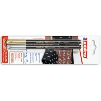 

Set of markers with round tip, 0.5-1mm (gold, silver) 2