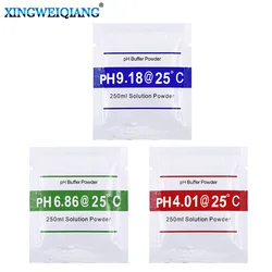 3pcs 6pcs PH Meter Pen of Tester Accuracy PH Correction Powder PH4.01 PH6.86 PH9.18 Buffer Powder
