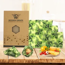 3 шт./компл. пчелиный воск Обёрточная бумага ткань свежие комплекты многоразовые пчелы пчелиный воск Обёрточная бумага пчелиный воск Еда Обёрточная бумага s Еда герметичный сохраняющий свежесть крышка