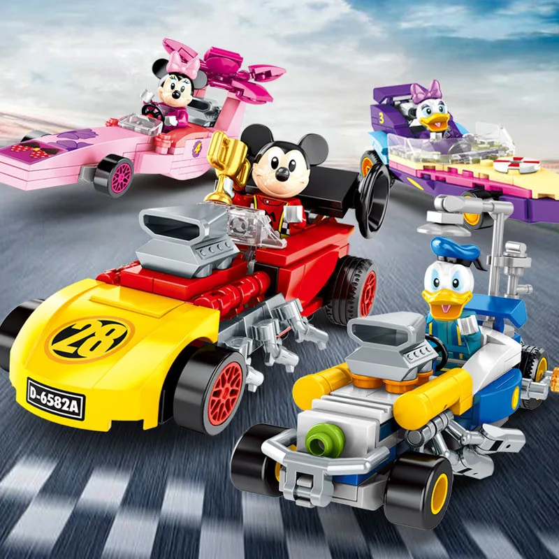

City Racing Model Kit Compatible Legoing Boys Girls Educational DIY Assembled Building Blocks Brick Children Toys Gift New P50