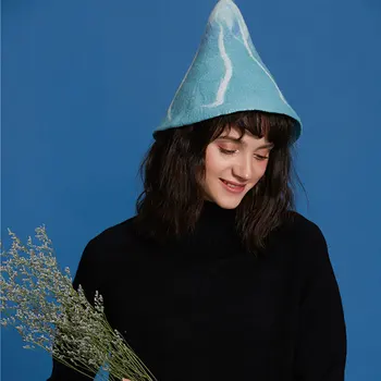 

Handmade Bucket Hat Women Caps Autumn Winter Elegant Glacier Cap Harajuku Ladies DIY Birthday Gift Hats Kid Christmas Bucket Cap