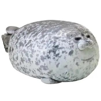 

60cm Cute Cartoon Seal Plush Soft Stuffed Toys Kids Bedroom Cushion Gifts
