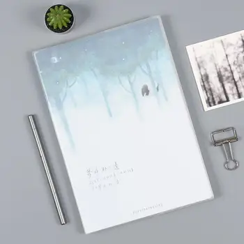 

Bear Tree Printed Notebook Diary Drawing Painting Graffiti Hard Cover Blank Paper Notebook Bullet Journal Memo cuaderno de viaje