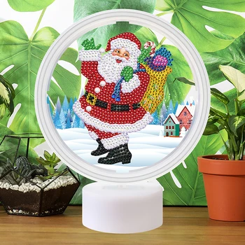 

DIY new table lamp diamond painting LED neon light diamond embroidery LED light kit home decoration lights Christmas gifts