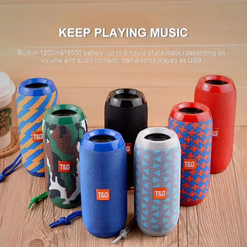

Sound Box Bluetooth Speaker Portable Wireless Loudspeaker TF Card U Disk