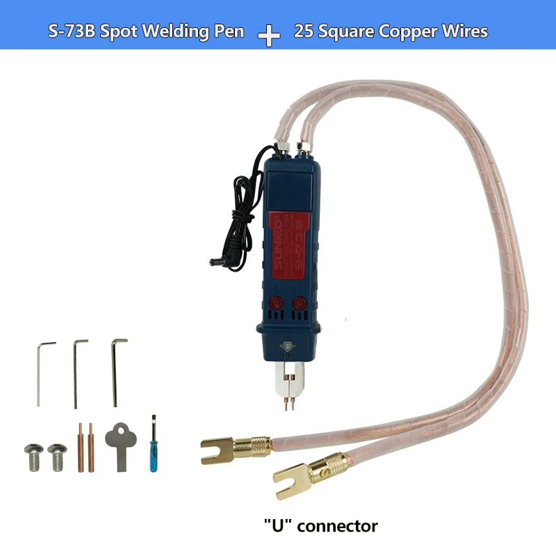 SUNKKO 73B Integrated Spot Welding Pen Automatic Trigger Switch DIY Precision Soldering Pens For 737G+ 737DH 709AD+ Spot Welding portable arc welder Welding Equipment