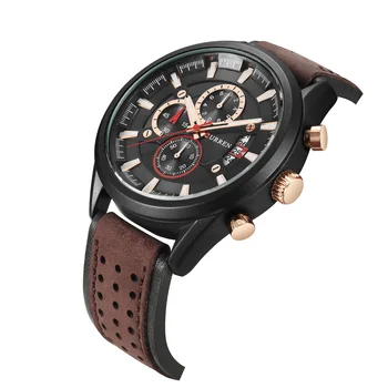 

2020Trend new men's watch calendar men's watch waterproof belt watch sports men's watch