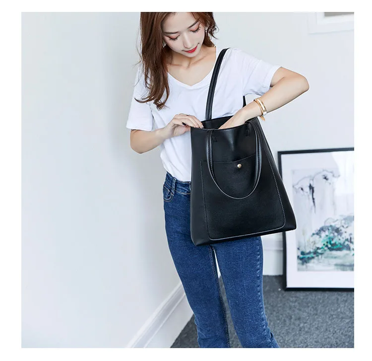 

Женская сумка-тоут Kpop, Вместительная женская сумка, повседневная дорожная сумка, органайзер для косметики, книги, планшета