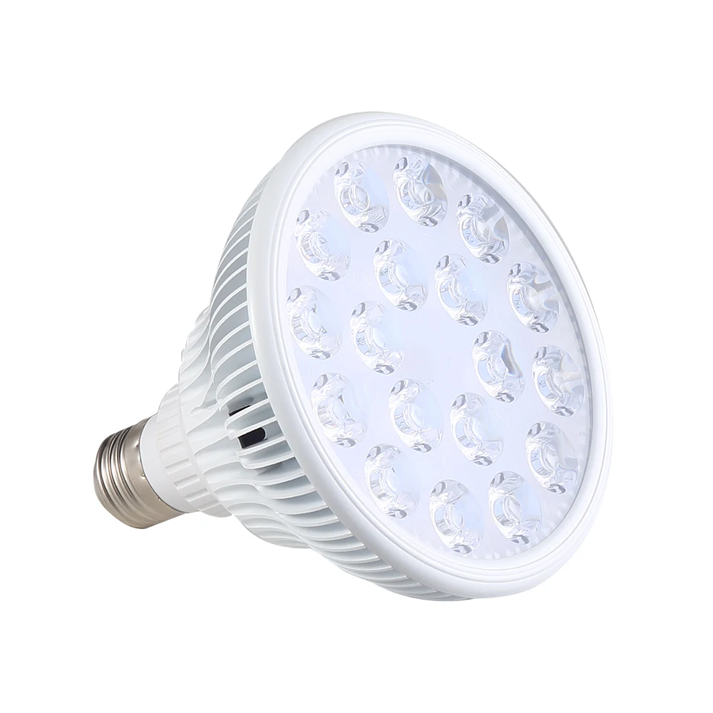 E27 Red LED Light Bulb 54W 660nm Therapy Lamp 850nm Infrared Therapy/ Par38 Grow Bulb|plant grow light led|plant lightgrow ufo |