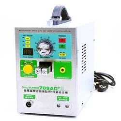 Pack de batteries 18650 à impulsion automatique, soudeur par points avec 70B + 4 en 1 709AD + métal 3,2kw 