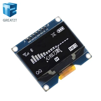 

GREATZT 1.54 inch 7PIN White Blue OLED Screen Module SSD1309 Drive IC Compatible for SSD1306 SPI Interface 128*64