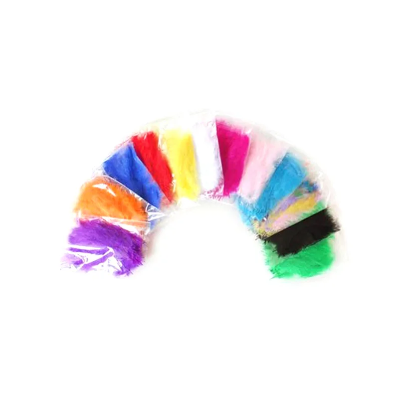 

Cross Border for Floating Air Feather Transparent Ocean Ball Fill down Feather Color Feather Balloon Decorating Accessories