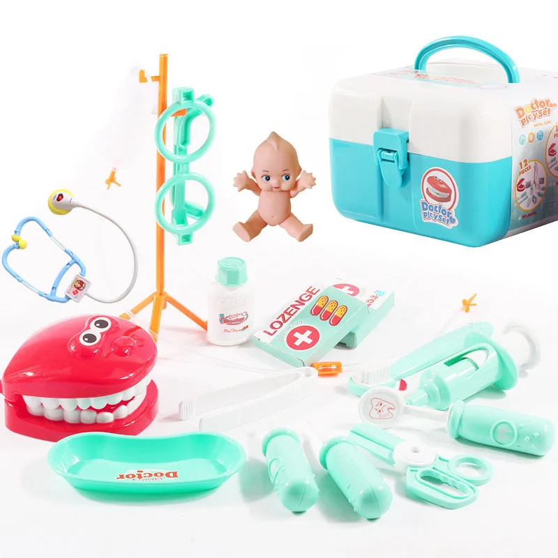 

Play House Doctor Toy Injection Nurses Echometer CHILDREN'S Suit GIRL'S And BOY'S Sound And Light Model Unisex Plastic
