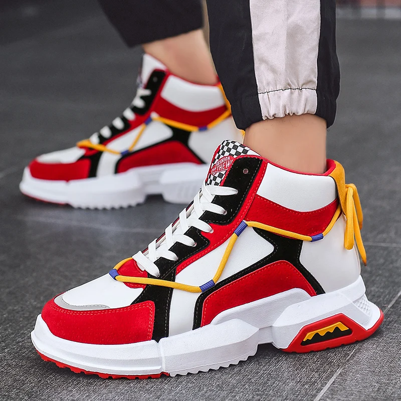 

Original Outdoor Retro Basketball Shoes for Men Air Shock Trainers Light Jordan Sneakers Young Teenagers High Boots Basket