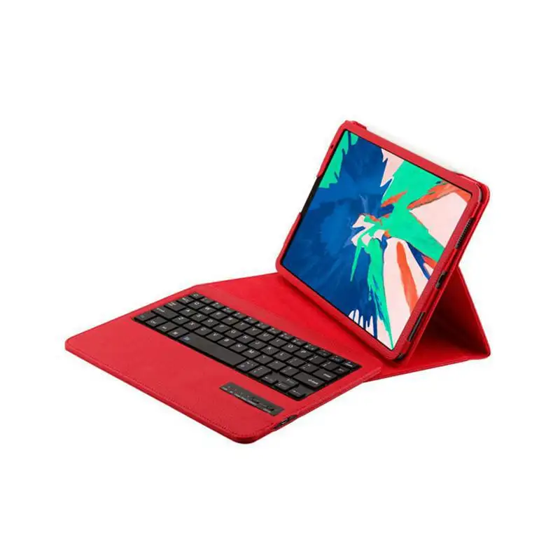Для ipad pro 11 дюймов чехол с bluetooth клавиатурой личи зерна pu кожаный защитный чехол для Apple ipad pro 11