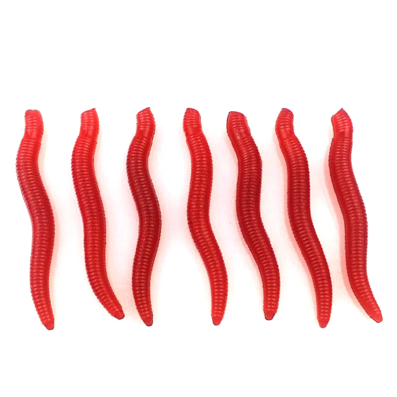 Красные черви снасти приманки рыбий запах аксессуары моделирование земляной