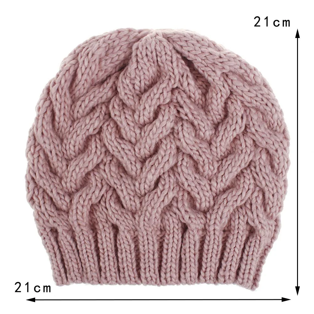 Новые женские вязаные шапки, модные зимние теплые шапки Skully Beanie, 8 цветов, Прямая поставка