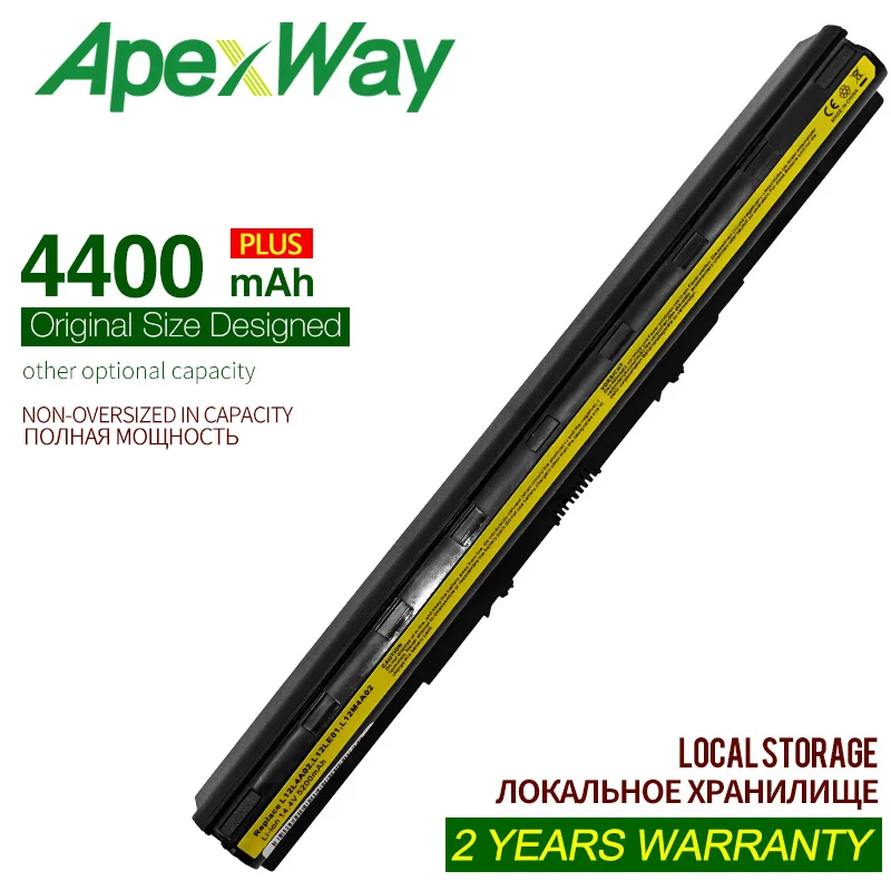 Аккумулятор ApexWay 8C l12m4e01, 4400 мАч, для lenovo g505s, z50 70, g500s, ideapad z710, L12L4A02, L12M4A02, L12M4E01L12S4A02|Аккумуляторы для ноутбуков|   | АлиЭкспресс