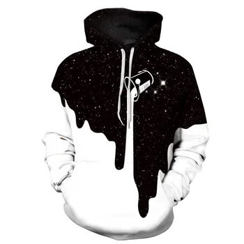 

Starry Christmas Sweatshirt Hoodie Print Baseball Uniform