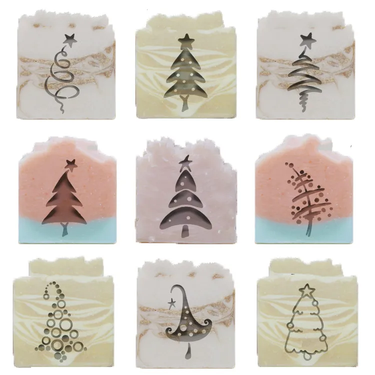 

christmas natural handmade soap acrylic seal Mini DIY natural organic glass stamp chapter