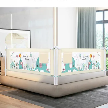

Baby Safety Bed Guardrail Fence Kid Drop-proof Bedside Toddler Infant Railing Baffle Food Grade Material Child Safety Bed Fence