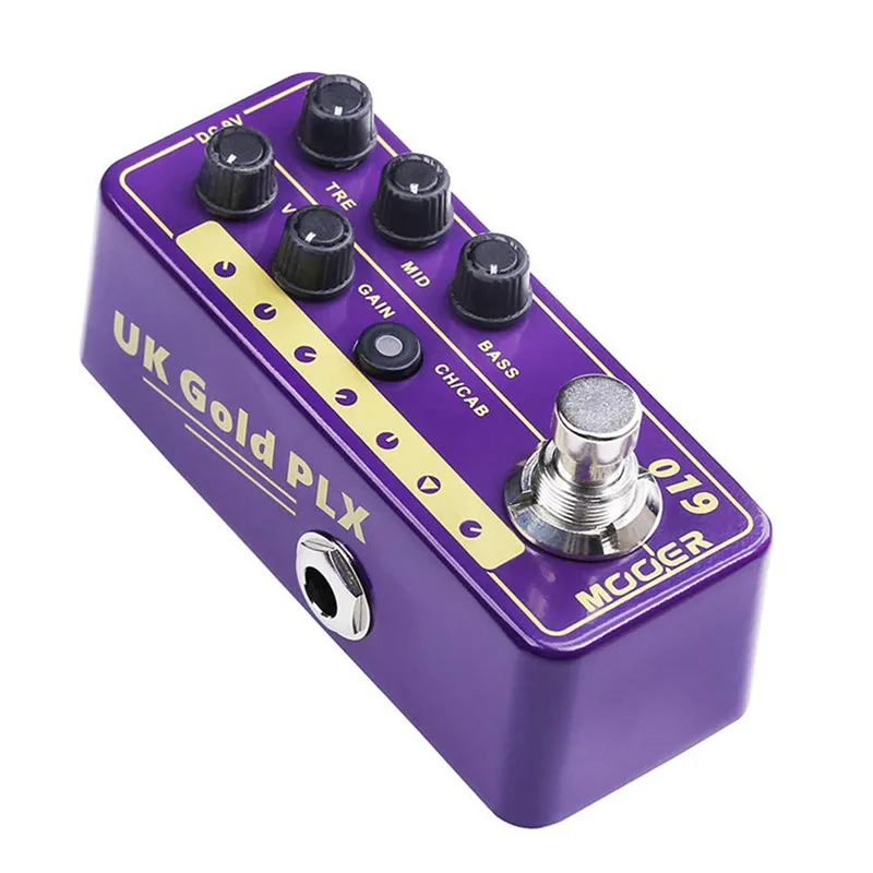 MOOER гитара цифровой предусилитель 019 UK Gold PLX верный отдых 1967 50 Ватт британский классический