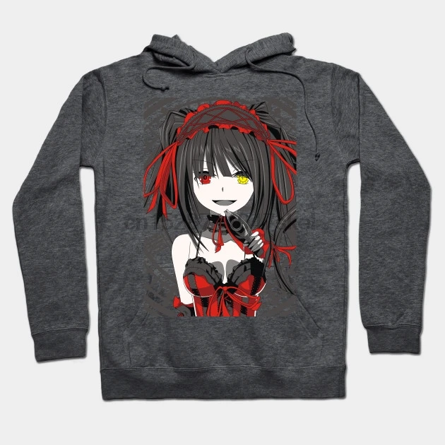 Мужская толстовка TOKISAKI KURUMI от theanimeman женская уличная одежда |